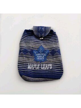 Vintage Toronto Maple Leafs Woven Baja Backpack Rucksack Drawstring Toggle Close